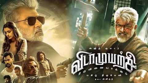 Vidaamuyarchi (2025) Tamil DVDpre 720p (married couple's trip miss wife)